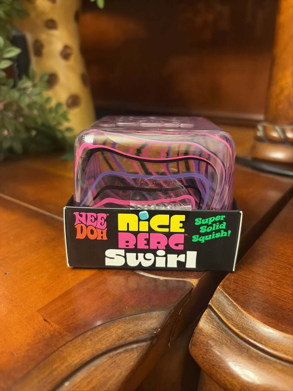Authentic NeeDoh Nice Berg Swirl XL Giant Squishy Cube